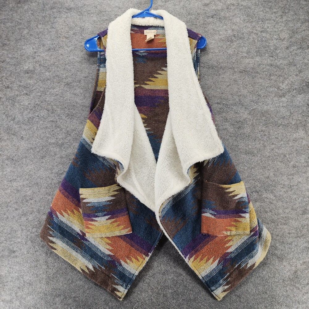 Hem Thread Cardigan Womens Large Sleeveless Southwest